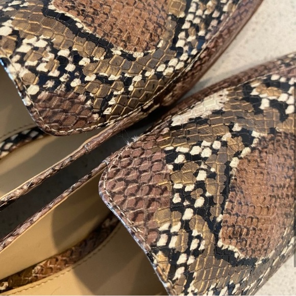 Vince Camuto Snake Print Loafers - Picture 3 of 4